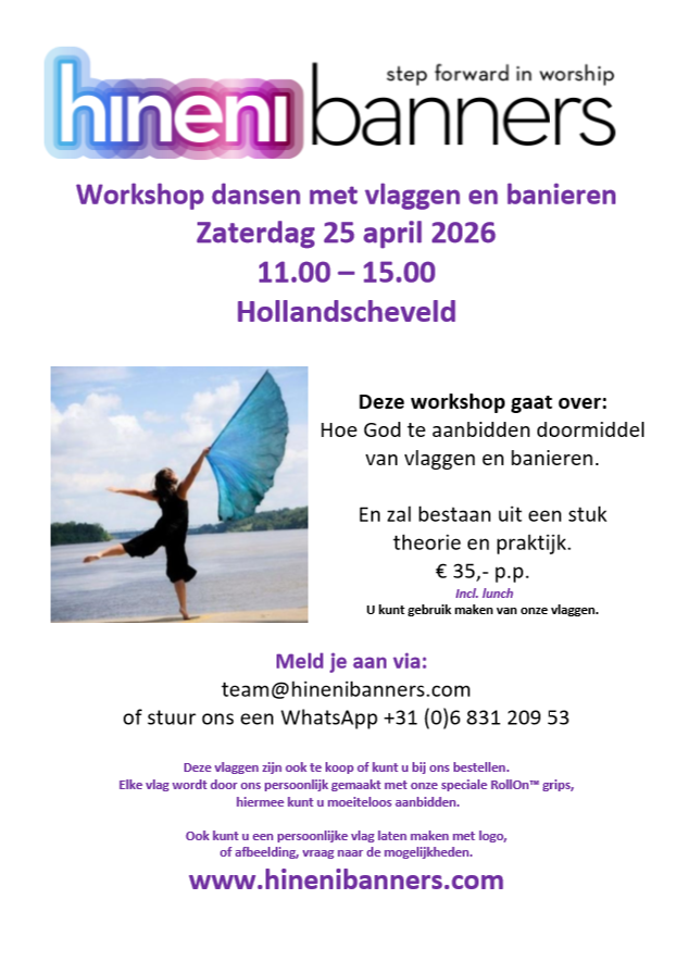 Workshop dansen met vlaggen 25 april