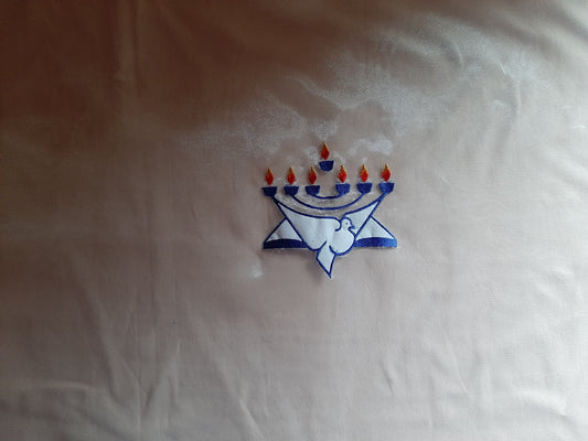 eigen geborduurde vlag