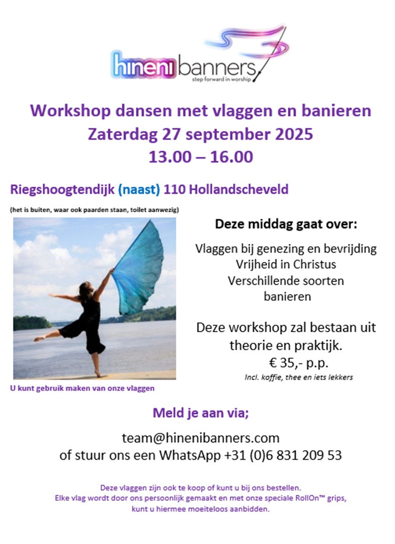 Workshop dansen met vlaggen 27 september