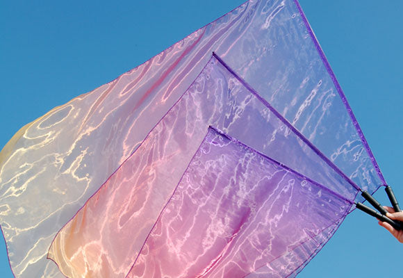 Regenboog Organza