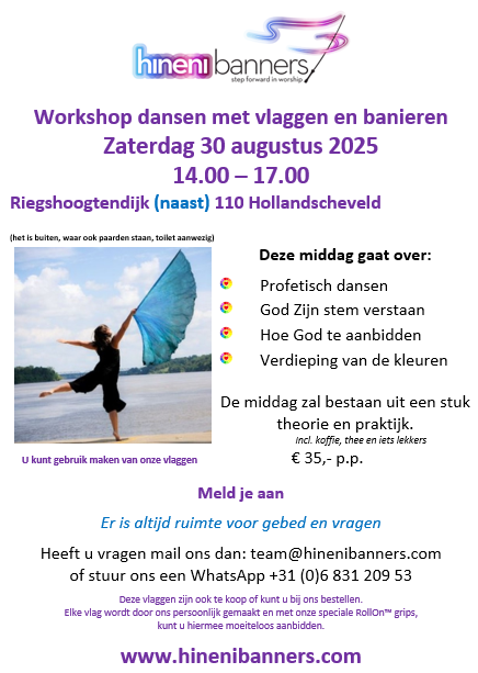 Workshop dansen met vlaggen 30 augustus