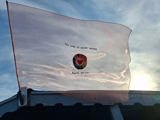 custom vlag, geborduurd